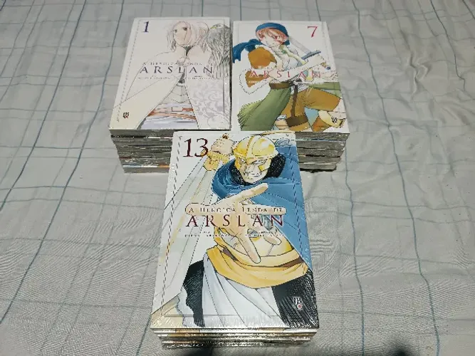 manga A Heroica Lenda de Arslan Vol. 1 ao 19 - JBC