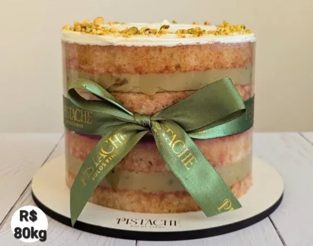 Bolo de pistache